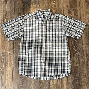 Ariat Pro Series Short Sleeve Button Down Front Pocket Shirt Men’s Small